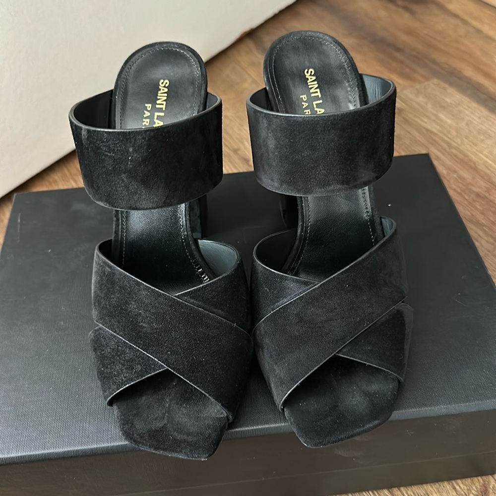 Saint Laurent Cross Sandal